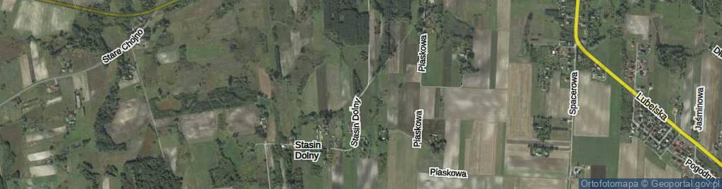 Zdjęcie satelitarne Stasin Dolny ul.